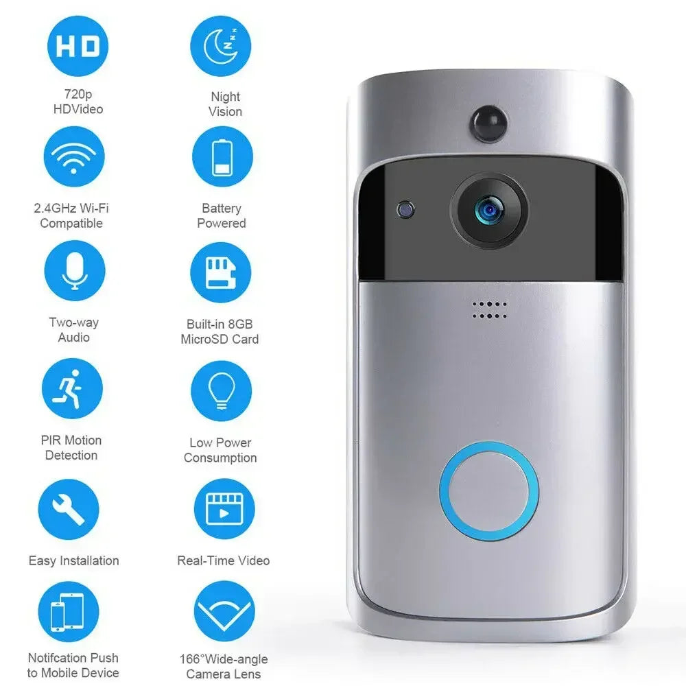 Wireless WIFI Doorbell Camera Security