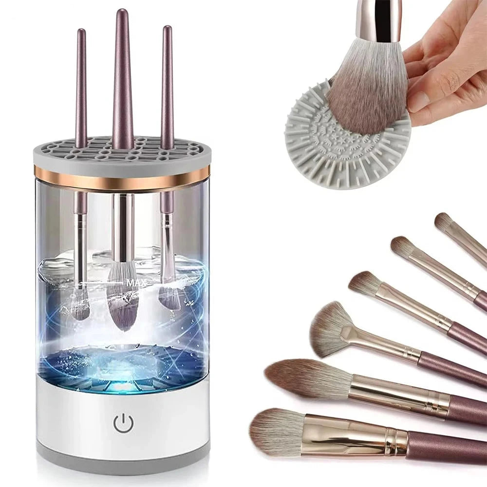 Automatic Makeup Brush Cleaner