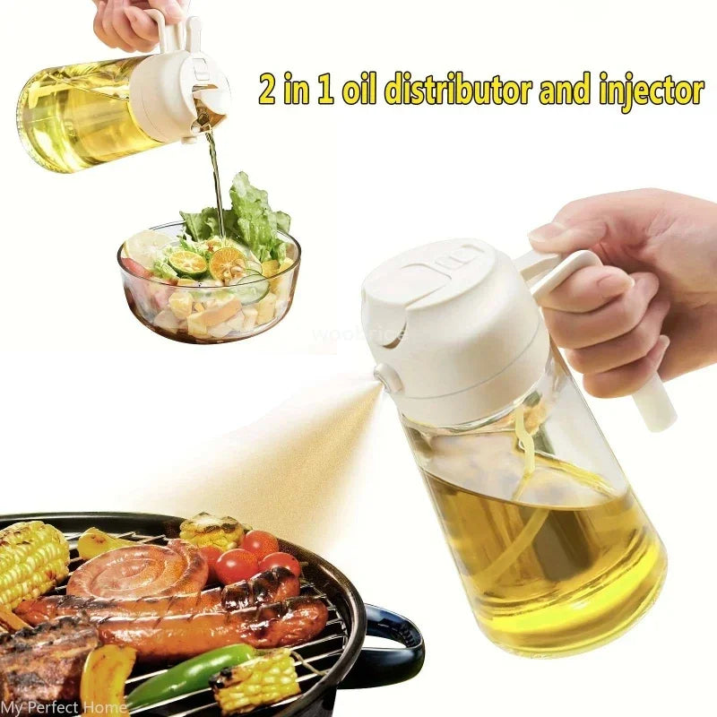 2-in-1 Oil Sprayer Bottle