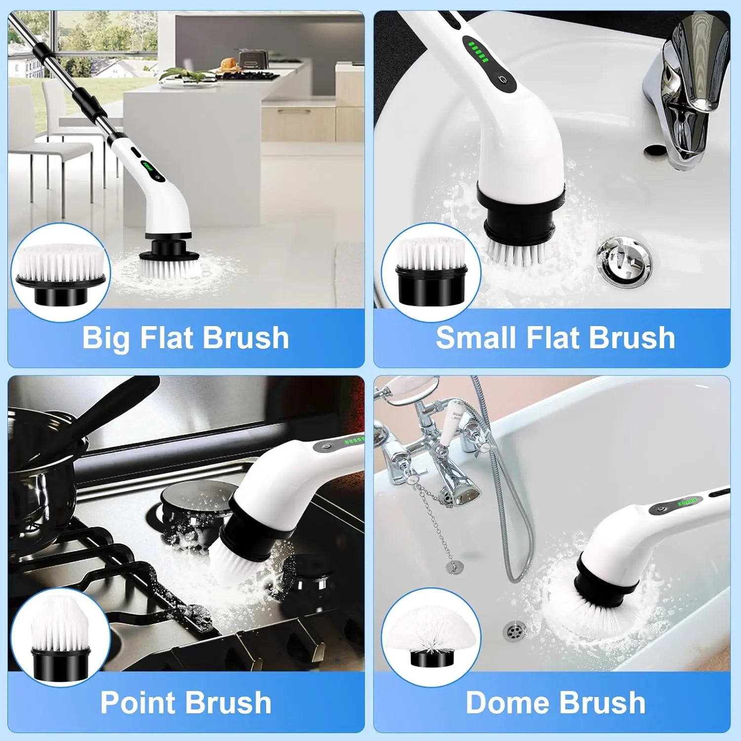 Cordless Electric Spin Scrubber